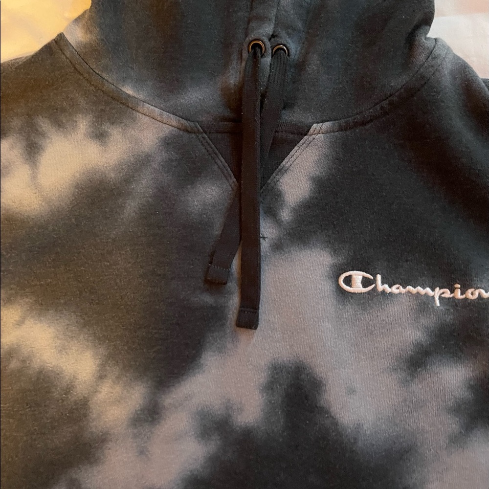champion tie dye cropped hoodie - Picture 5 of 8